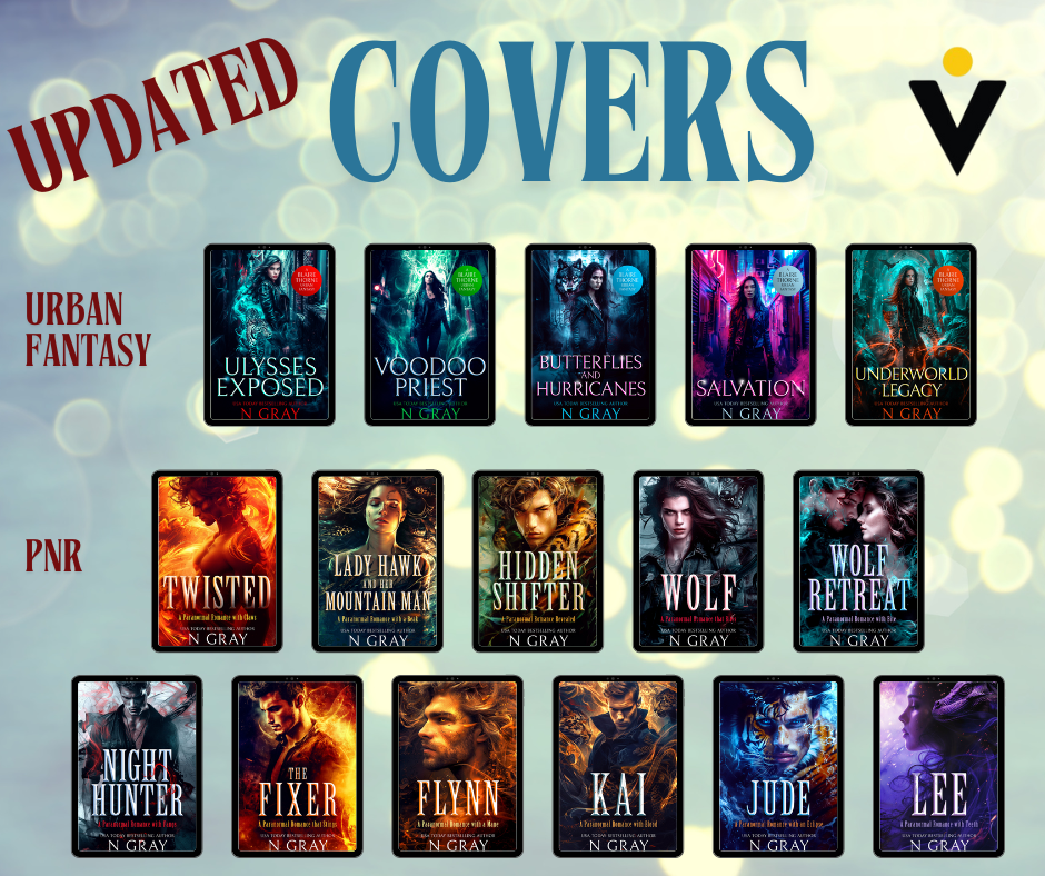 New covers by Vinci Books